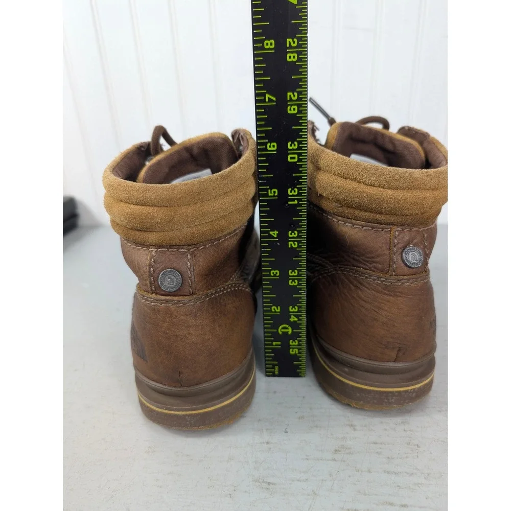 The North Face Ballard Waterproof Boots Men's 10.5 Brown Leather Hiking Casual